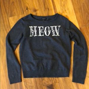 Girls meow sweater